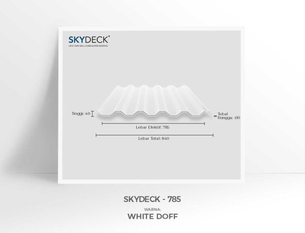 Atap uPVC Double Layer SKYDECK