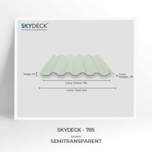Atap uPVC Semitransparan SKYDECK