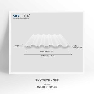 Atap uPVC Double Layer SKYDECK