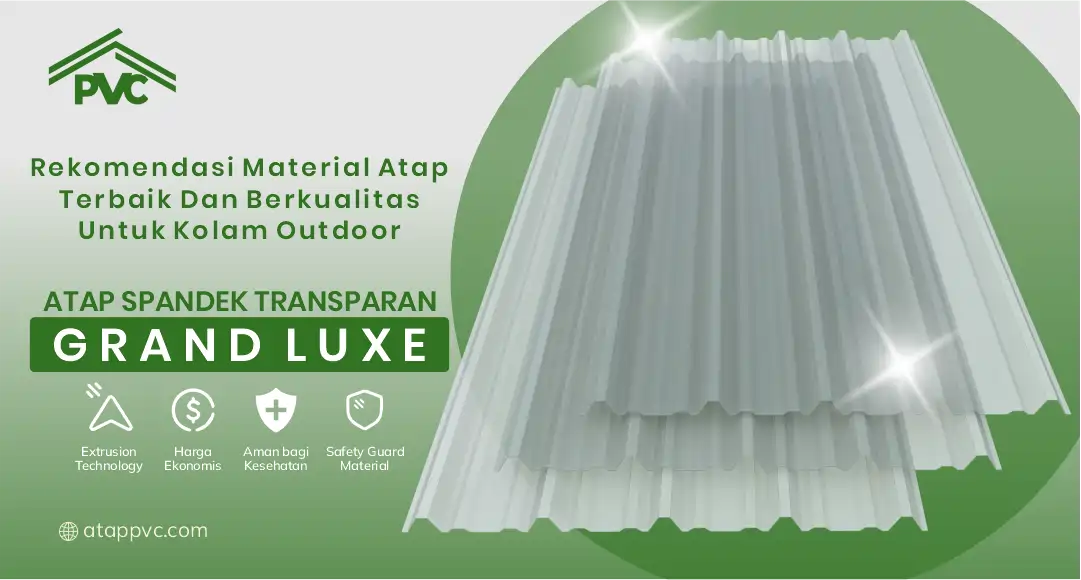 Rekomendasi Material Atap Terbaik dan Berkualitas untuk Kolam Outdoor