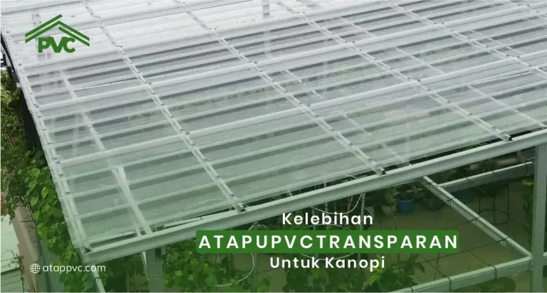 Kelebihan Atap UPVC Transparan untuk Kanopi