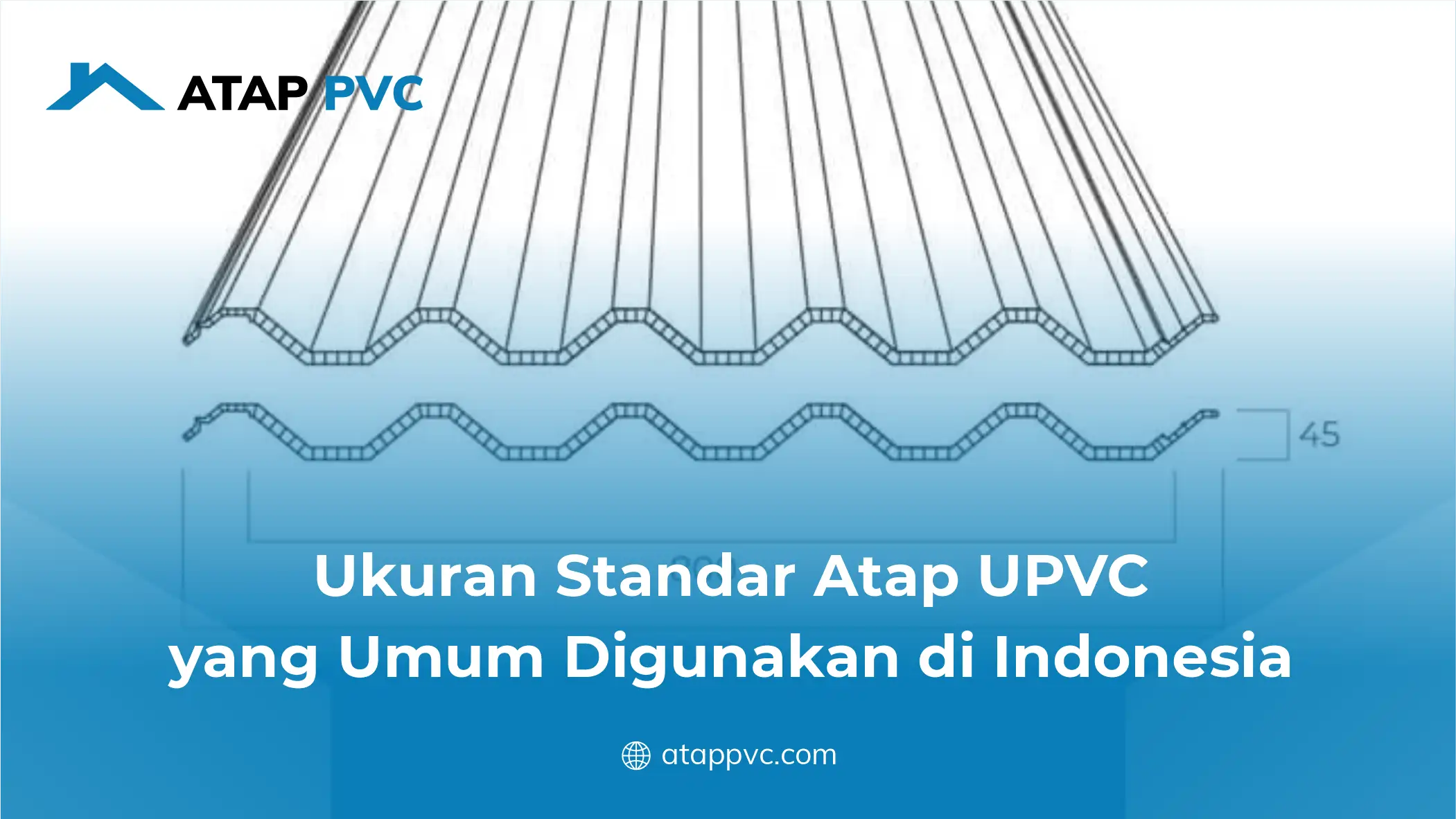 Ukuran Standar Atap UPVC yang Umum Digunakan di Indonesia