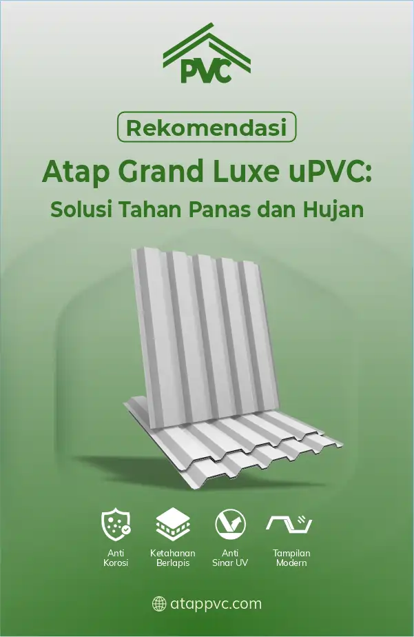 Rekomendasi Atap Grand Luxe uPVC Solusi Tahan Panas dan Hujan
