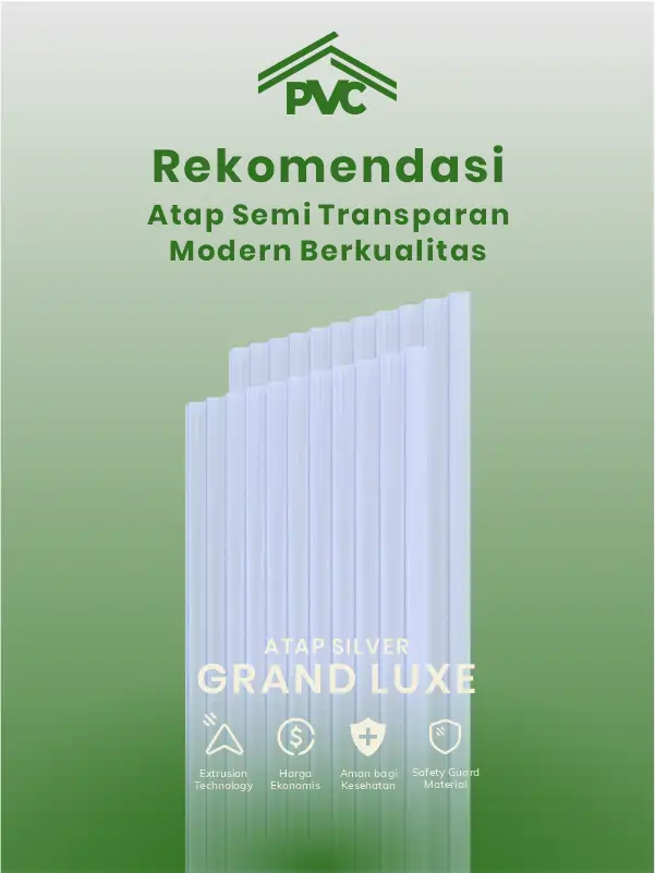 Rekomendasi Atap Semi Transparan Modern Berkualitas