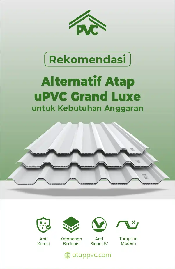 Rekomendasi Alternatif Atap uPVC Grand Luxe Untuk Kebutuhan Hemat Anggaran