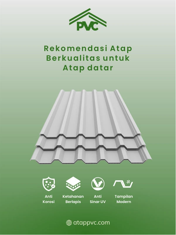 Rekomendasi Atap Berkualitas untuk Atap datar