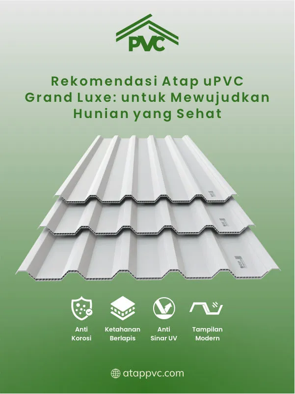 Rekomendasi Atap uPVC Grand Luxe untuk Mewujudkan Hunian yang Sehat