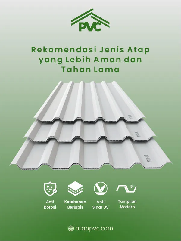 Rekomendasi Jenis Atap yang Lebih Aman dan Tahan Lama