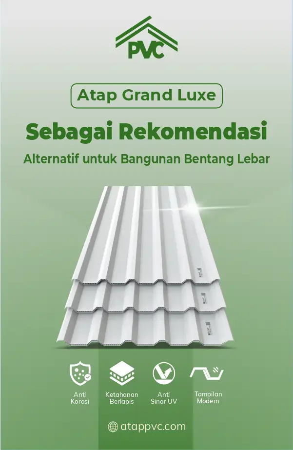 Atap Grand Luxe sebagai Rekomendasi Alternatif untuk Bangunan Bentang Lebar