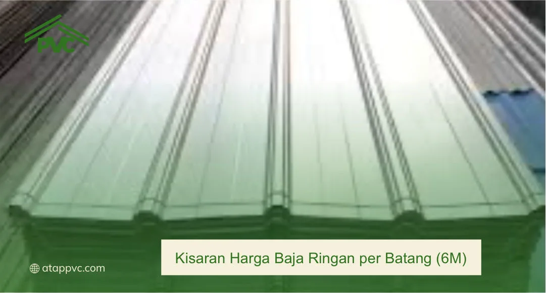 Kisaran Harga Baja Ringan per Batang (6M)