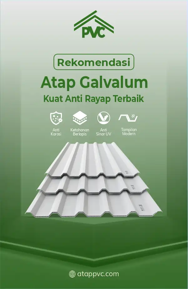 Rekomendasi Atap Galvalume Kuat Anti Rayap Terbaik