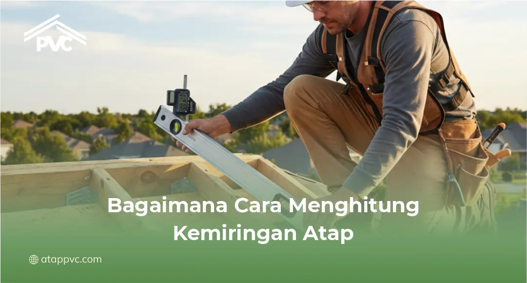 1. bagaimana cara menghitung kemiringan atap