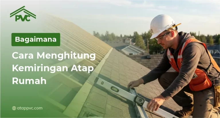 Bagaimana Cara Menghitung Kemiringan Atap Rumah