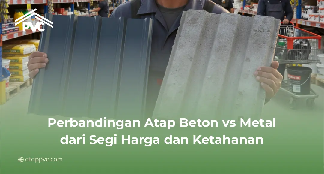 Perbandingan Atap Beton vs Metal dari Segi Harga dan Ketahanan