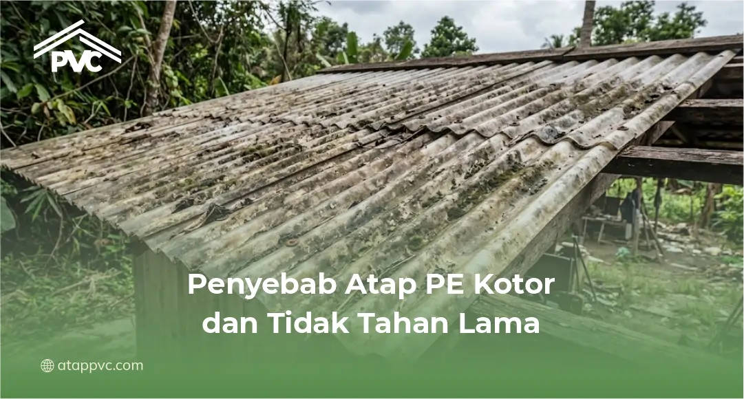 Penyebab Atap PE Kotor dan Tidak Tahan Lama