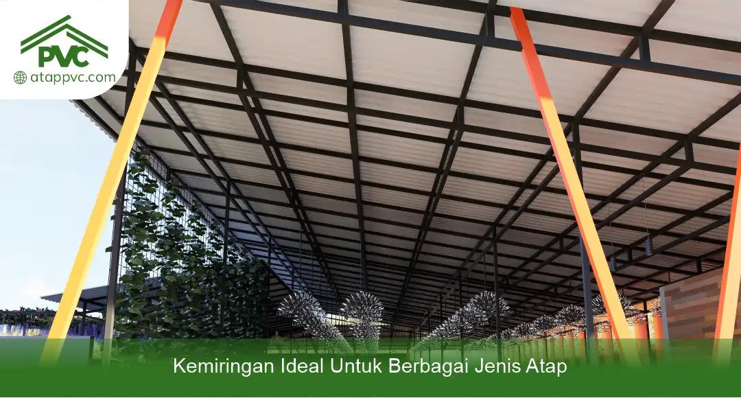 04 Kemiringan Ideal Untuk Berbagai Jenis Atap