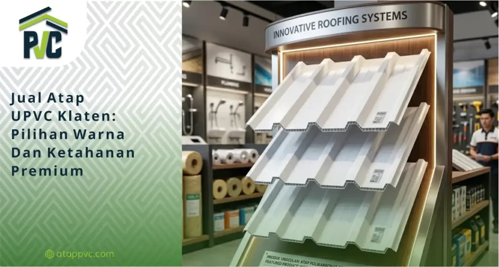 01 Jual Atap uPVC Klaten Pilihan Warna dan Ketahanan Premium