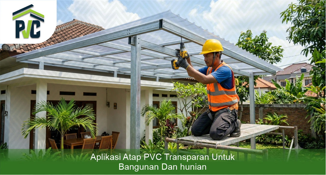 03 Aplikasi Atap PVC Transparan untuk Bangunan dan Hunian
