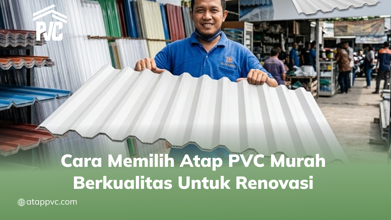 03 Cara Memilih Atap PVC Murah Berkualitas untuk Renovasi