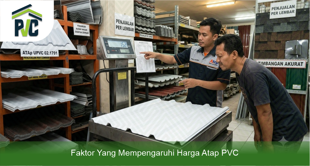 03 Faktor Yang Mempengaruhi Harga Atap PVC